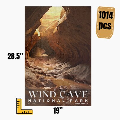 Wind Cave National Park Jigsaw Puzzle, Family Game, Holiday Gift | S10 - image5